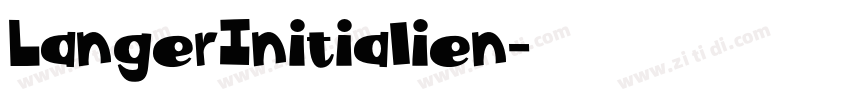 LangerInitialien字体转换