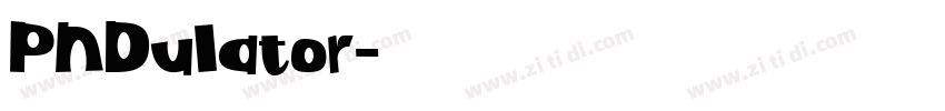 PNDulator字体转换
