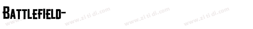 Battlefield字体转换