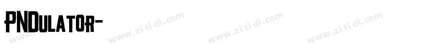 PNDulator字体转换