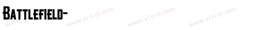 Battlefield字体转换