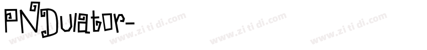 PNDulator字体转换