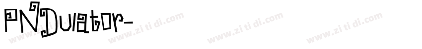 PNDulator字体转换