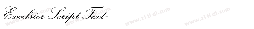 ExcelsiorScriptText字体转换