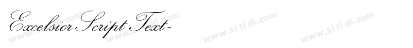 ExcelsiorScriptText字体转换