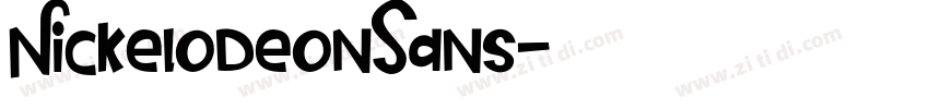 NickelodeonSans字体转换