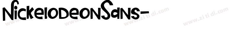 NickelodeonSans字体转换