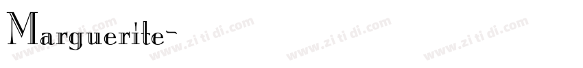 Marguerite字体转换