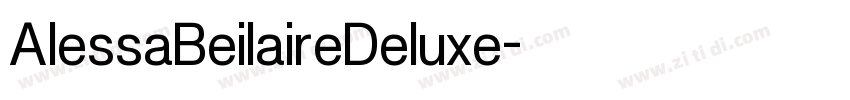 AlessaBeilaireDeluxe字体转换 AlessaBeilaireDeluxe字体转换