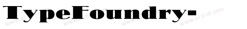 TypeFoundry字体转换