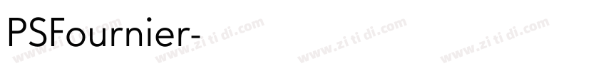 PSFournier字体转换