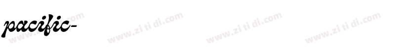 pacific字体转换
