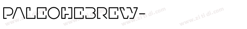 PALEOHEBREW字体转换