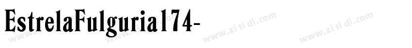 EstrelaFulguria174字体转换