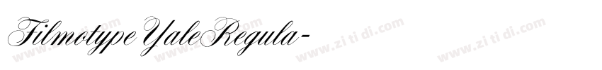 FilmotypeYaleRegula字体转换