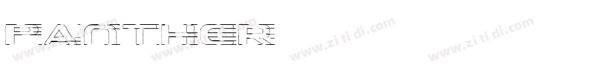 panther字体转换