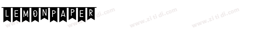 LemonPaper字体转换