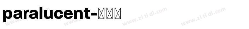 paralucent字体转换