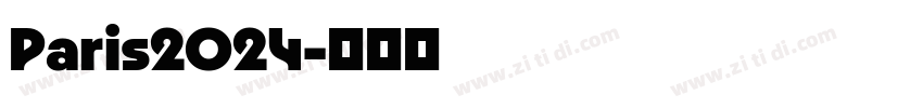 Paris2024字体转换