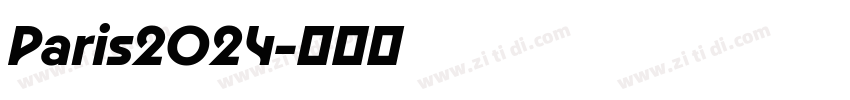 Paris2024字体转换