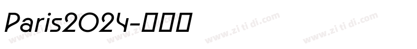 Paris2024字体转换