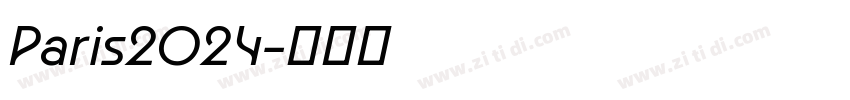 Paris2024字体转换
