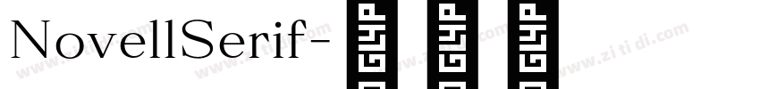NovellSerif字体转换
