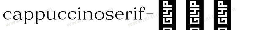 cappuccinoserif字体转换