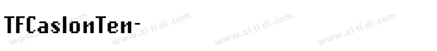 TFCaslonTen字体转换
