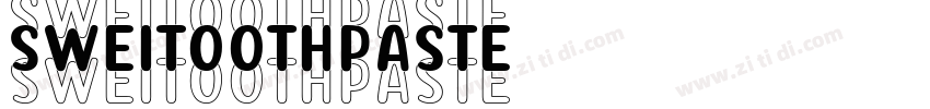 SweiToothpaste字体转换