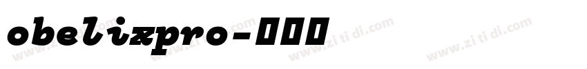 obelixpro字体转换
