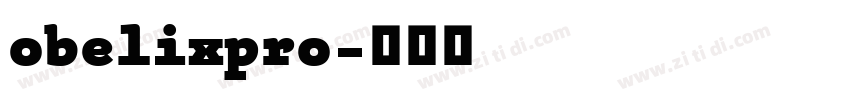 obelixpro字体转换