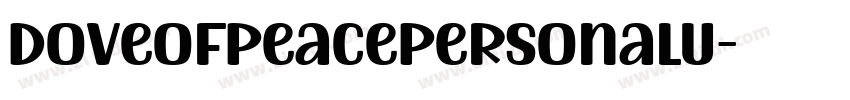 DoveofPeacePersonalU字体转换