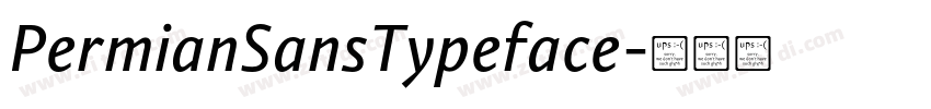 PermianSansTypeface字体转换 PermianSansTypeface字体转换