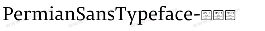 PermianSansTypeface字体转换 PermianSansTypeface字体转换