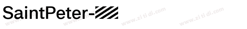 SaintPeter字体转换