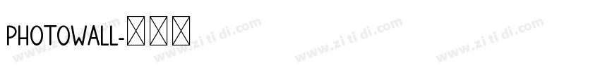 PhotoWall字体转换