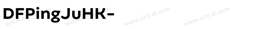 DFPingJuHK字体转换