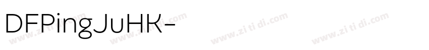 DFPingJuHK字体转换