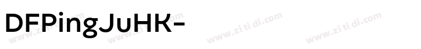 DFPingJuHK字体转换