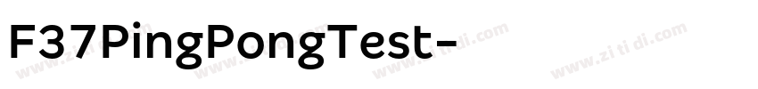 F37PingPongTest字体转换