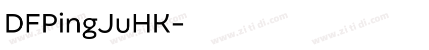 DFPingJuHK字体转换