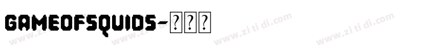 GameOfSquids字体转换