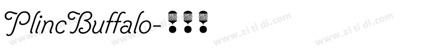 PlincBuffalo字体转换