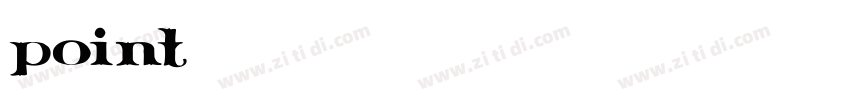 point字体转换