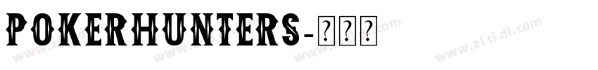 PokerHunters字体转换