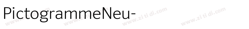 PictogrammeNeu字体转换