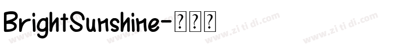 BrightSunshine字体转换