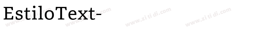 EstiloText字体转换