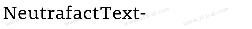 NeutrafactText字体转换